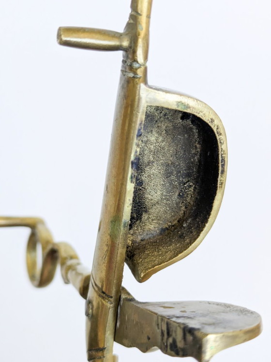 Spegnicandele vintage in ottone a forma di forbici – Oggetti decorativi, Brass (photo 12 of 15)