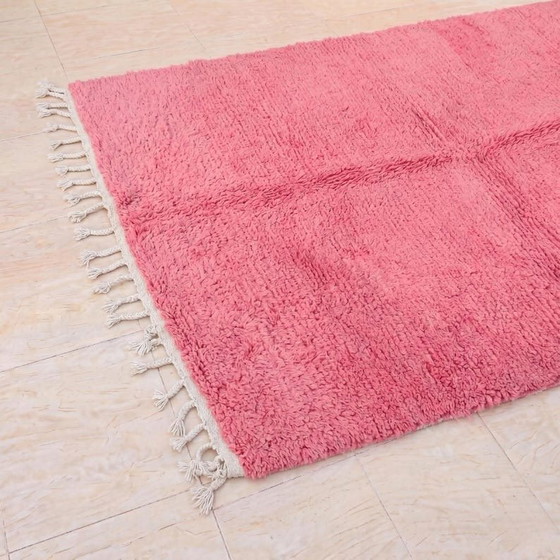Alfombra bereber tradicional hecha a mano, rosa, 150/250 cm – Aime Té, Wool (photo 4 of 8)