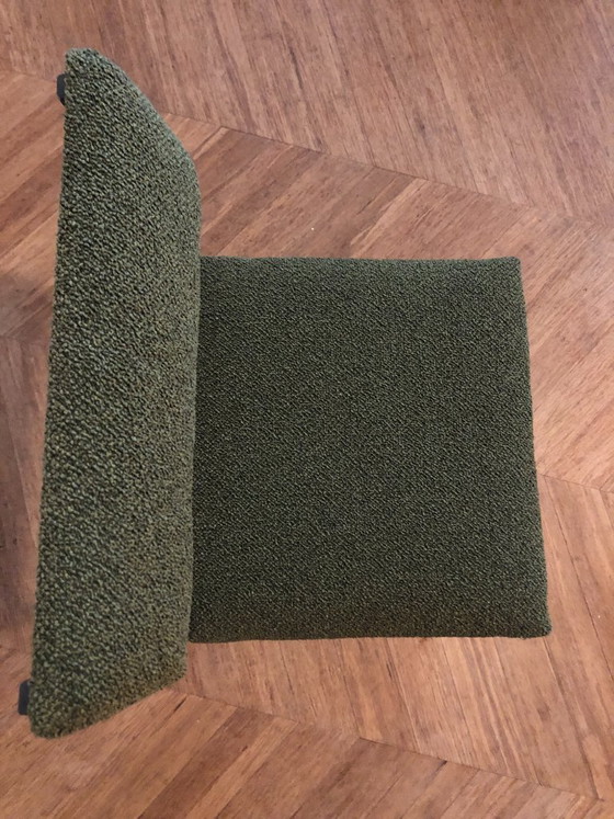 Traunraut Esszimmerstuhl mit grünem Stoffbezug, Esszimmerstühle, Metall, Minimalisme (Foto 2 von 7)