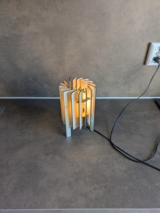 Image 1 of Wooden design table/night lamp