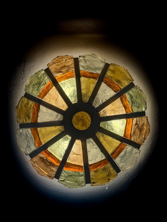 Image 1 of Lampe aus Muranoglas in sommerlichen Farbtönen