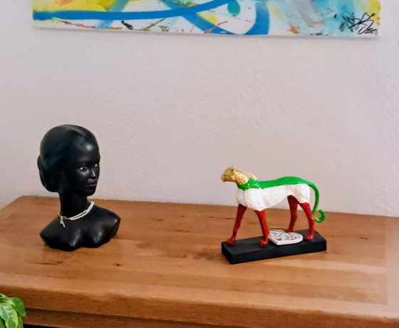 Image 1 of Enzo SAN MARCO - Il Ghepardo - Künstlerskulptur