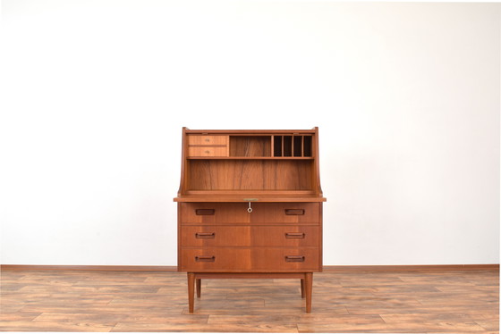 Image 1 of Mid-Century Danish Teak Secretary By Gunnar Nielsen For Tibergaard, 1960S.