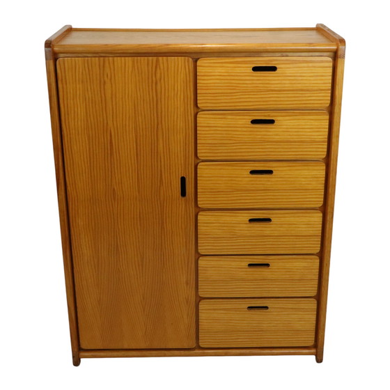 Image 1 of Large Vintage Cabinet Pine