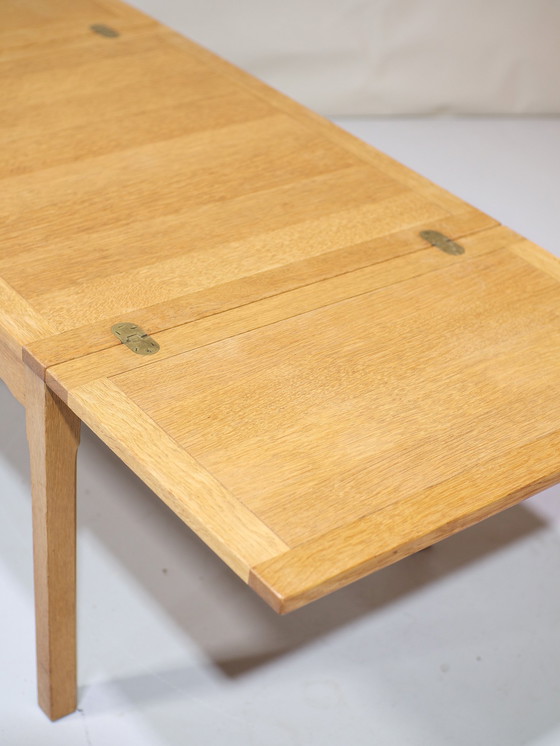 Image 1 of Folding Coffee Table Oak Danish Vintage