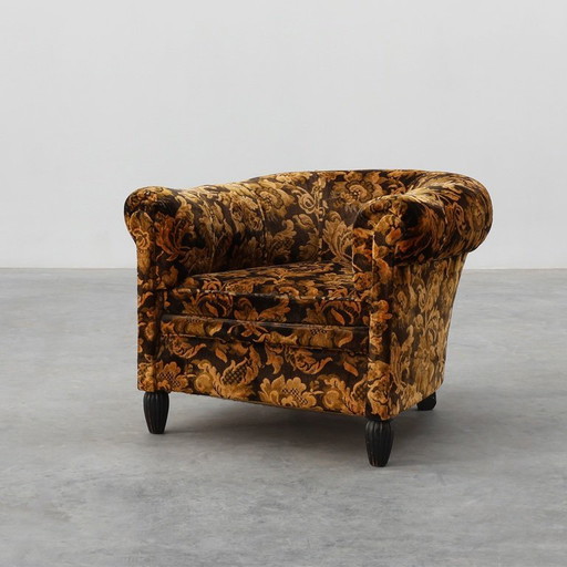 French Art Deco Fauteuil with original Upholstery, 1920s