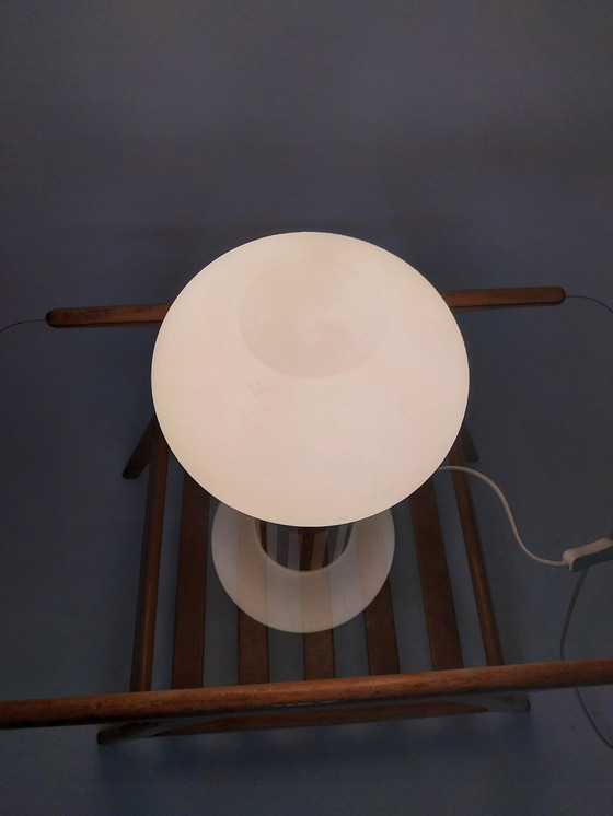 Image 1 of 1 x memphis style glass table lamp 1980's