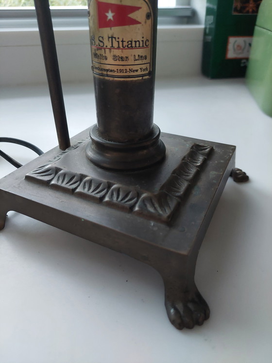 Image 1 of Vintage retro S.S. Titanic 1912 Table Lamp