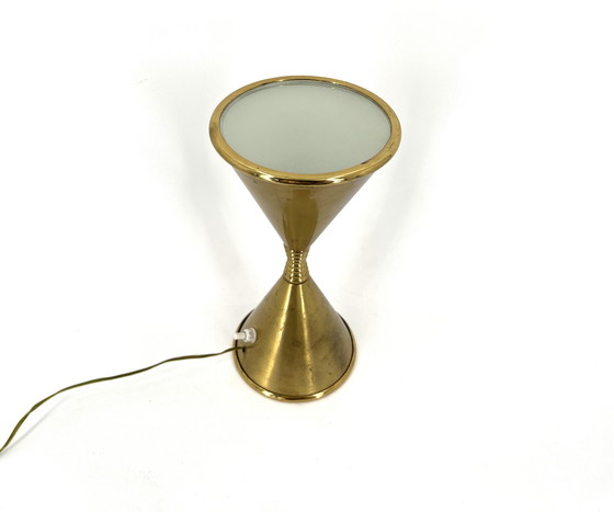 Image 1 of Mid century brass table lamp model Clessidra by Angelo Lelli for Arredoluce, 1960s