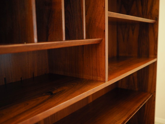 Image 1 of Boekenkast van palissanderhout, Deens ontwerp, jaren 70, vervaardigd door Hundevad.
