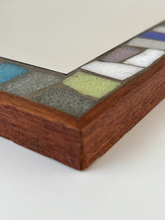 Image 1 of Vintage mozaïek spiegel jaren 80