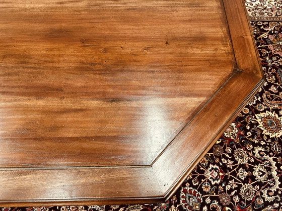 Tavolo da riunione classico inglese con sedie – Set da pranzo, Tessile, Legno (photo 17 of 23)