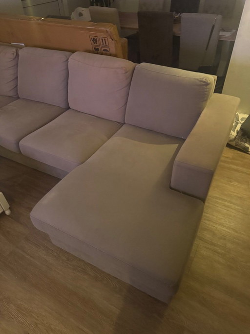 Sofá de esquina con sillón largo