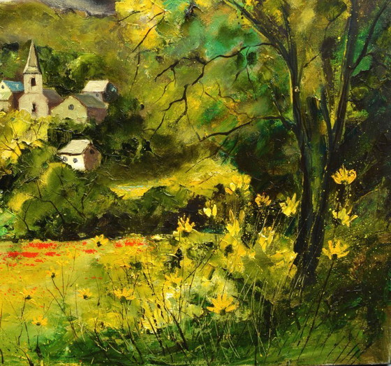 Image 1 of Lesterny, een dorp in de Belgische Ardennen.