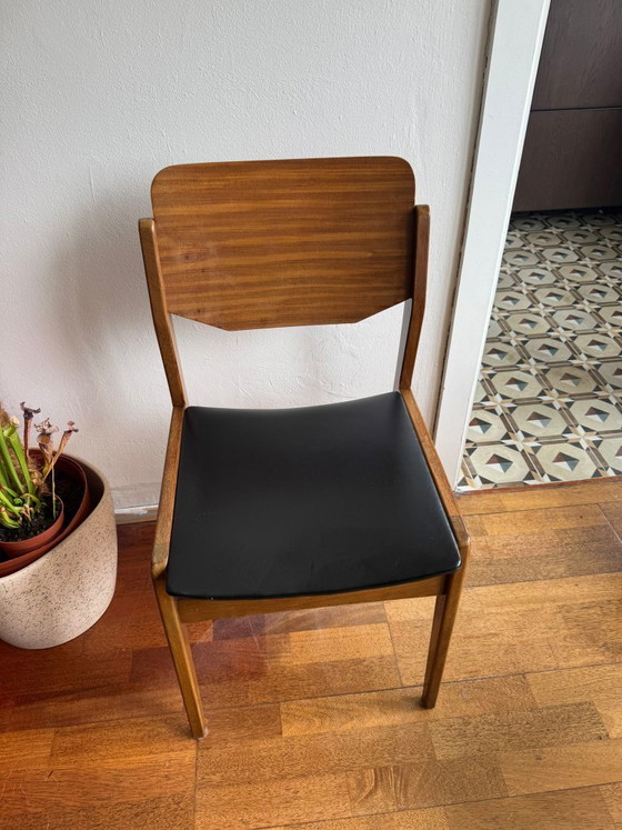 Image 1 of 2 sedie da pranzo scandinave di metà secolo