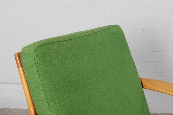 Set of 2 Vintage design easy Chair Armchairs 1960s 1970s Knoll – Wood, Scandinavian (photo 6 of 17)
