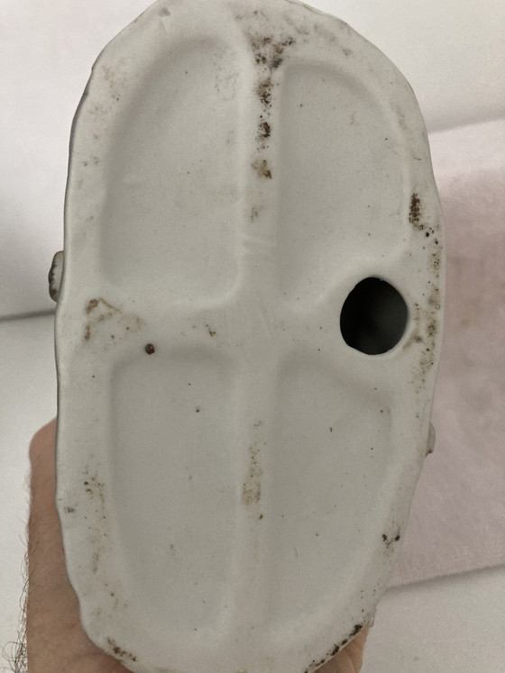 Image 1 of Vintage porseleinen beeldje uit de jaren 70/80 van een wijnverkoper.