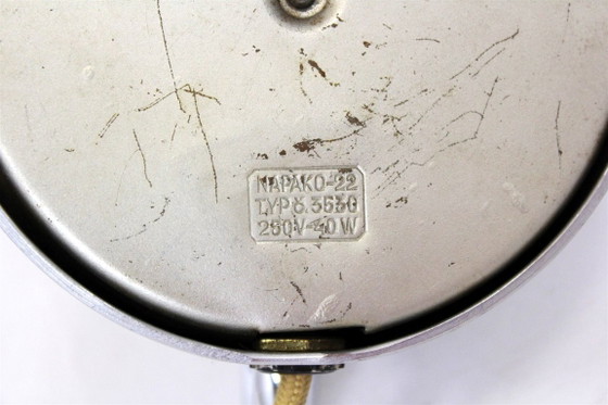 Image 1 of Bauhaus Style Chrome Bedside Table Lamps from Napako, Former Czechoslovakia, 1930s, Set of 2