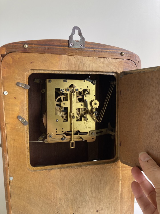 Image 1 of Vintage Kieninger wall clock - mechanical - 1950s/60s