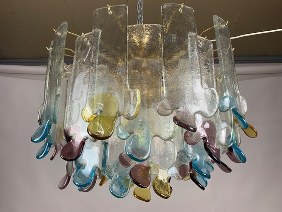 Image 1 of Alfredo Barbini kroonluchter 1970's