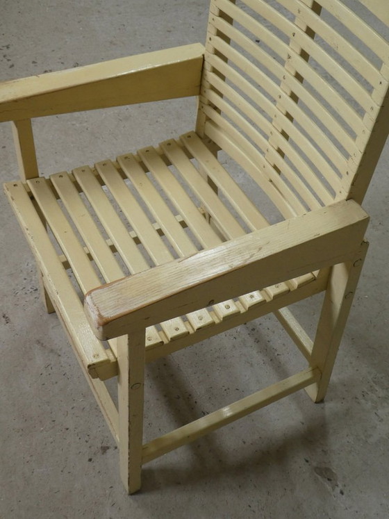 Wooden Slat Armchair, 1950s (photo 2 of 7)
