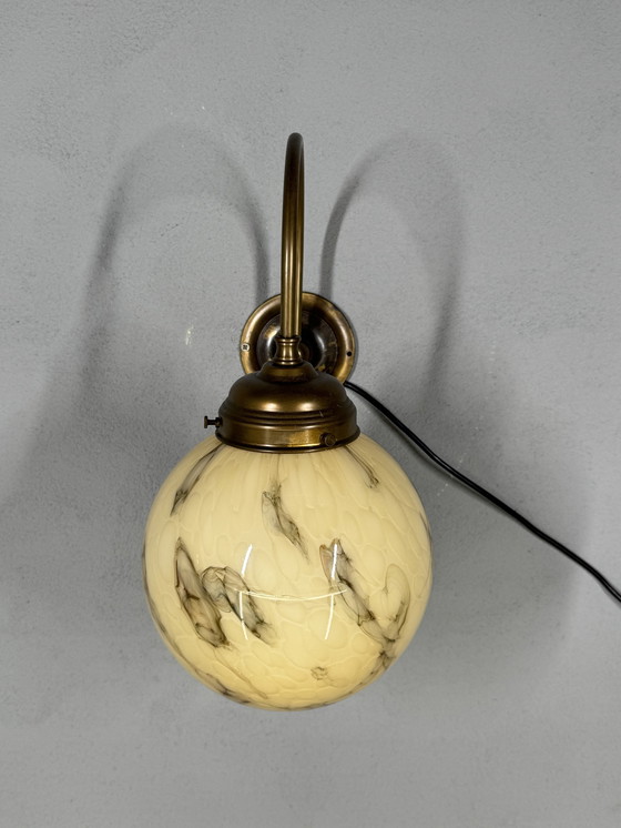 Image 1 of Suggestiva lampada da parete vintage marmorizzata di AGI Verlichting (Almelo)