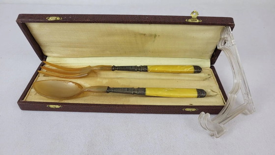 Art Deco salad servers – Cutlery Sets (photo 8 of 8)