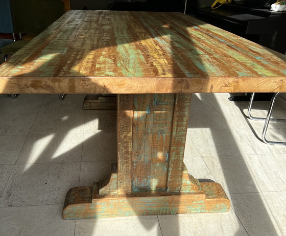 Image 1 of Bellissimo tavolo originale in legno massello