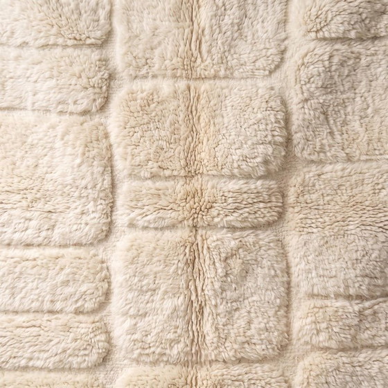 Tapis En Laine Pure Fait Main Traditionnelle Blanc 1,5/2,5 M – Alberto Bazzani, Wool (photo 5 of 7)