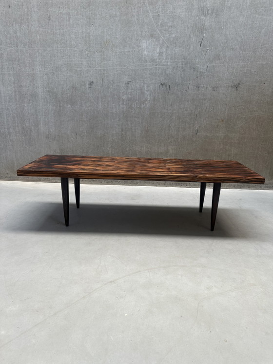 Image 1 of Vintage Macassar coffee table / side table - ebony