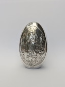 2 uova greco-ortodosse d'argento