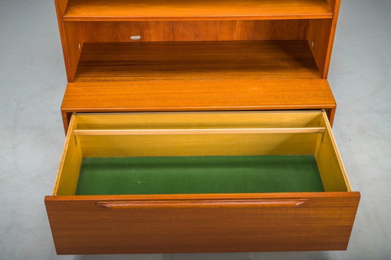 Image 1 of Grande bibliothèque vintage en teck par Heinrich Riestenpatt, 1960s