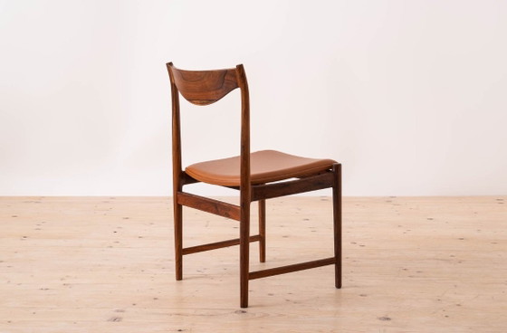 Image 1 of Torbjørn Afdal Darby eethoek met zes stoelen en uitschuifbare tafel, Noorwegen, jaren 60