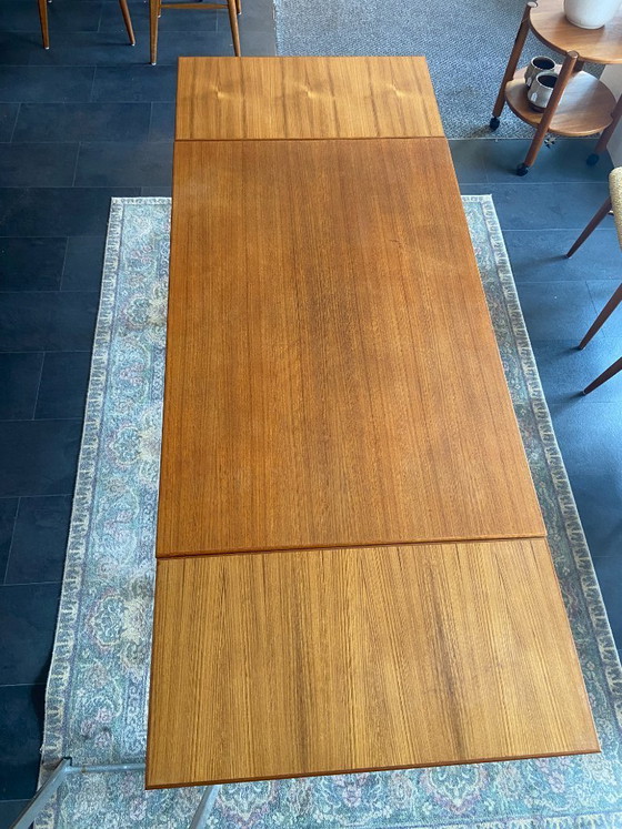 Image 1 of Vintage Deense eettafel van Erik Buch