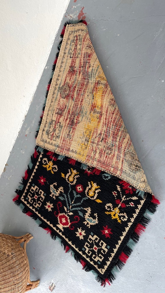 Image 1 of Wandtapijt Decoratief Tapijt Wol Frankrijk Vintage