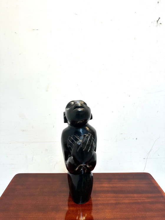 Escultura abstracta africana en "esteatita" (photo 4 of 4)