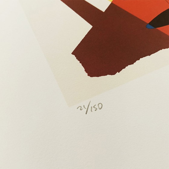 Image 1 of Lithographie Man Ray en édition limitée des années 1970. Signature de l'auteur et numérotation au crayon.