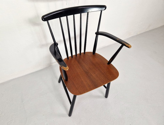 Image 1 of Stuhl im Tapiovaara-Stil von Polonio Holland 1960s