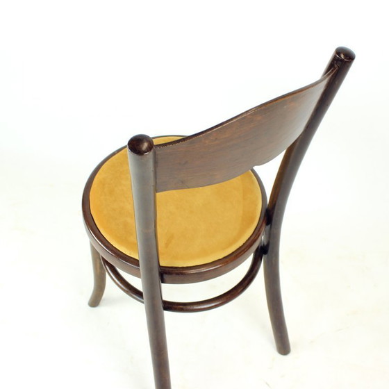 Image 1 of Chaise vintage en bois courbé, design Thonet, Tchécoslovaquie, années 1940