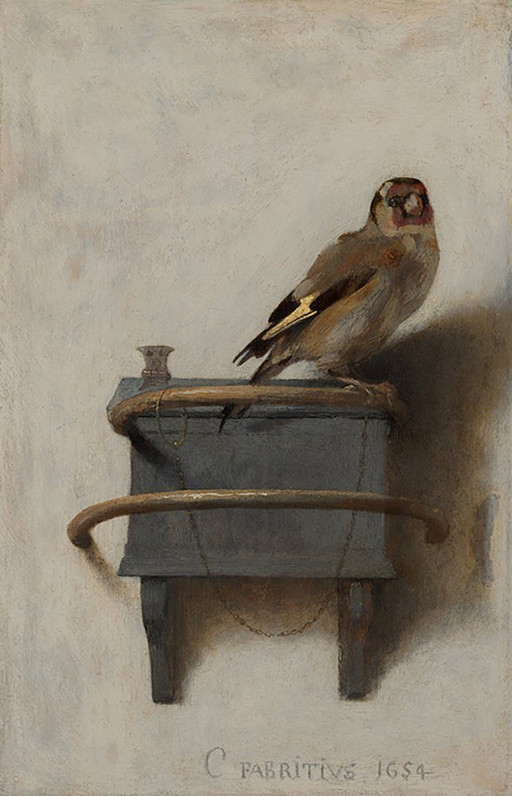 Carel Fabritius ---The Little Goldfinch