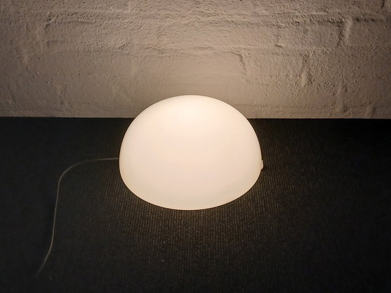 Image 1 of Gispen – Giso - Lampe Opaline jaune Ø 25 cm Vintage