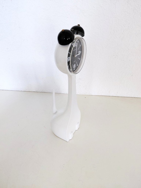 Image 1 of Europa Uhren design alarm clock cat new old stock