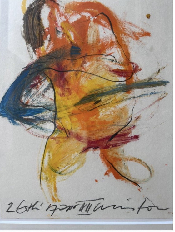 Image 1 of 🎨 Winston Huisman – Set of 2 original, signed artworks (framed)