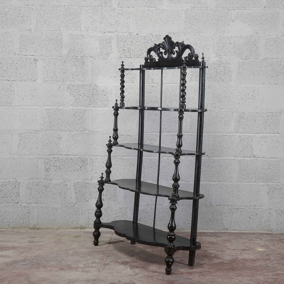 19th Century Étagère Bookcase with Open Shelves – Shelving unit, Klassiek (photo 6 of 39)