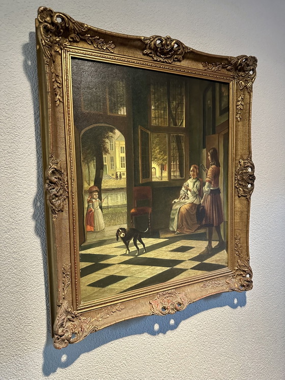 Vintage Dutch Amsterdam Baroque Smoky Painting – Paintings & Drawings, Canvas, Wood (photo 4 of 10)