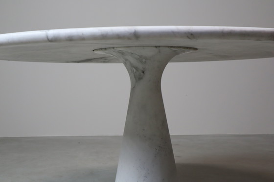 Image 1 of Angelo Mangiarotti ‘M1’ Dining Table in Solid Carrara Marble