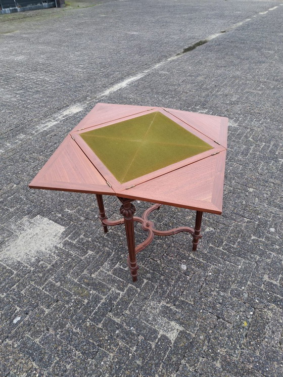 Image 1 of Victorian envelope card table