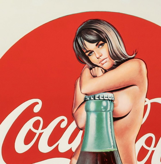 Image 1 of Affiche emblématique Pop Art de Mel Ramos - Lola Cola - format A0 (84.1 x 118.9 cm)