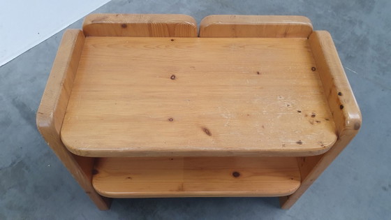 Brutalist Vintage Massief Grenen Kastjes Jaren 70 Deens – Nachtkastjes, Wood (photo 10 of 14)