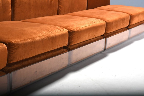 Image 1 of Seltenes Ecksofa aus Acrylglas von Roberto Monsani für Acerbis, Italien 1975